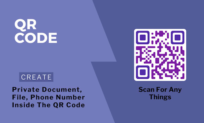 Gig Preview - Create a qr code for your business,document,  message