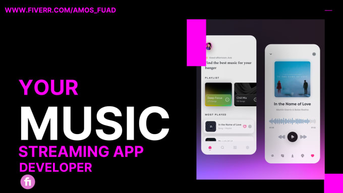 Gig Preview - Develop music app, live streaming app, music streaming app