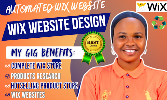 Gig Preview - Create wix website, redesign wix website, wix ecommerce store, and landing pages