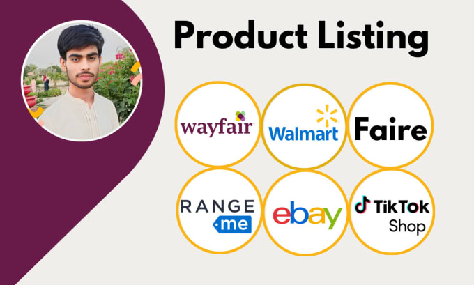 Gig Preview - Upload product on wayfair, faire, rangeme, walmart and tiktok shop