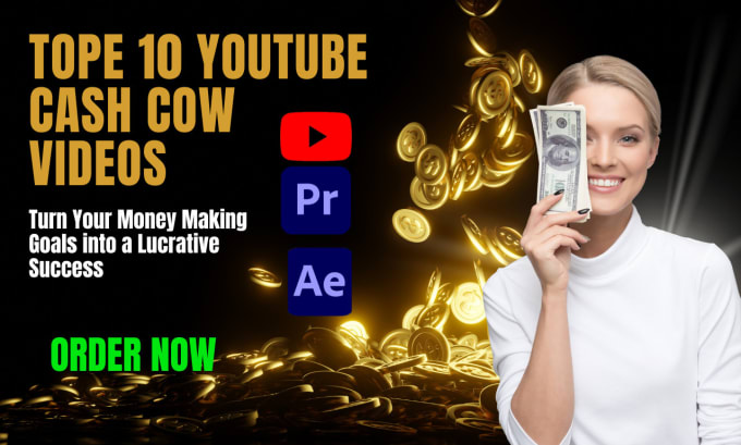 Gig Preview - Edit top cash cow, face less videos for your youtube chanal