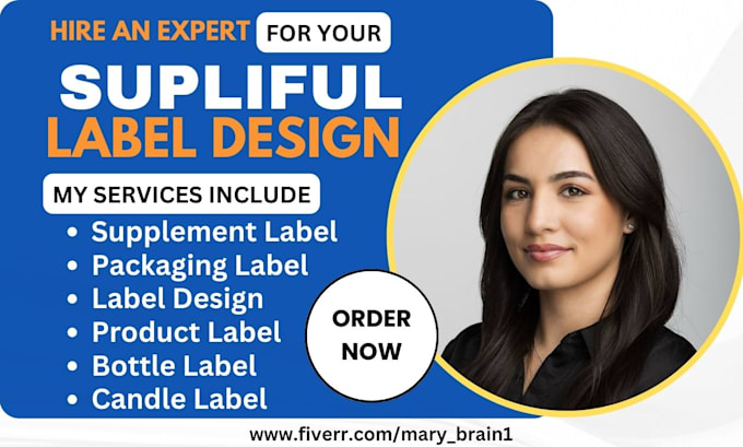 Bestseller - do supliful label design, supplement label, packaging label, product label