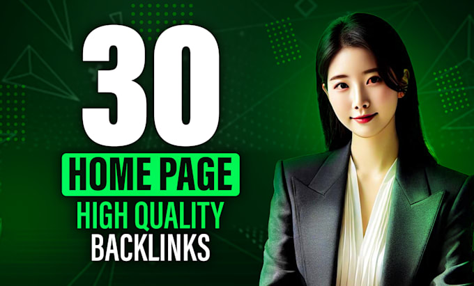 Gig Preview - Boost your websites  ranking with 30 powerful homepage backlinks by seo expert