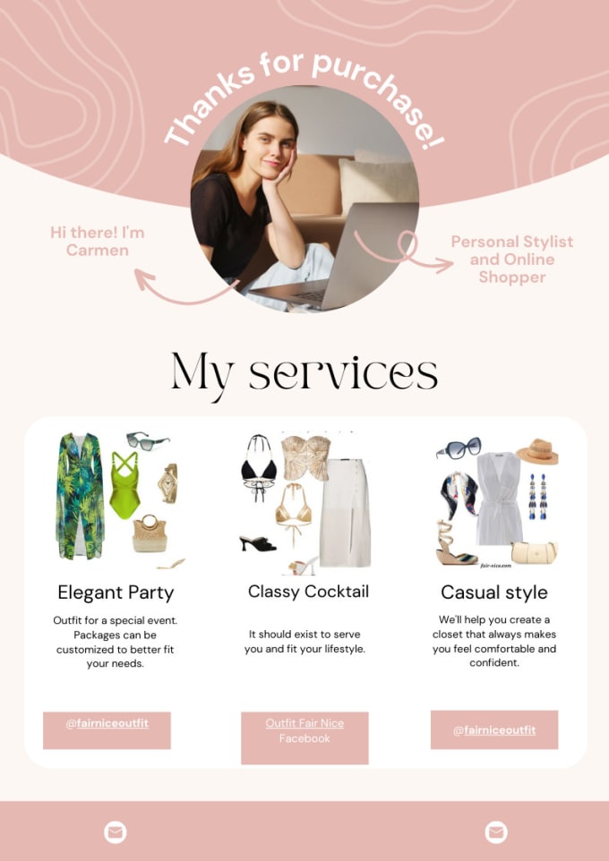 Gig Preview - Be your personal stylist and shopper