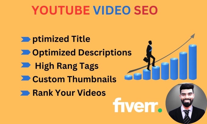 Gig Preview - Optimize youtube video SEO for organic growth top ranking