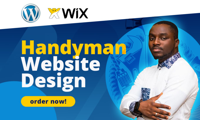 Gig Preview - Design handyman, cleaning, pressure washing, plumbing and hvac website