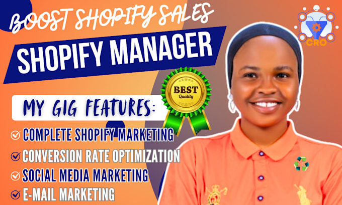 Bestseller - boost shopify sales,shopify cro,shopify manager,shopify audit, shopify marketing