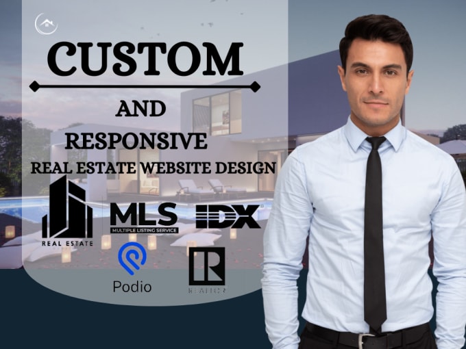 Gig Preview - Build realtor, agent real estate website, landing page with idx mis in wordpress