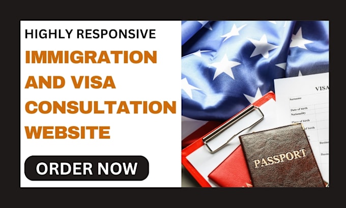 Gig Preview - Design immigration and visa consulting website, immigration software system