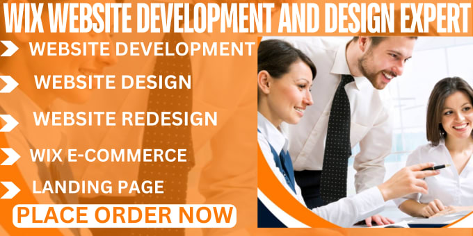 Gig Preview - Do wix design web development wix website design wix website redesign