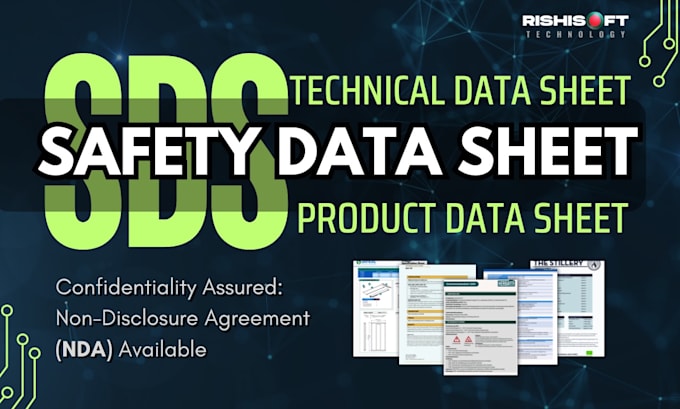 Gig Preview - Craft a ghs safety data sheet, msds, or sds