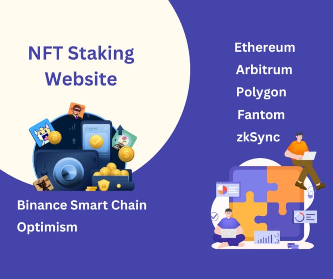 Gig Preview - Create blockchain nft staking website