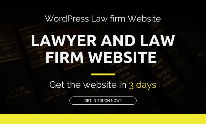 Gig Preview - Design world class attorney, lawyers and law firm website