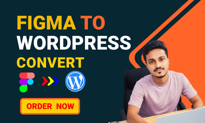 Gig Preview - Figma to wordpress, figma to elementor,  figma website design