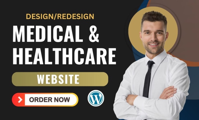 Gig Preview - Design medical healthcare website for your hospital clinic business