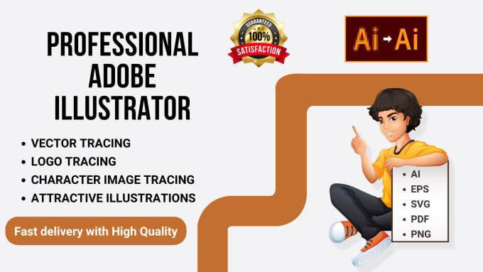 Gig Preview - Do image vector tracing and adobe illustrator work