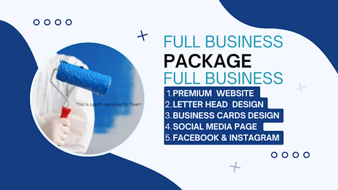 Gig Preview - Provide full business packages all 4