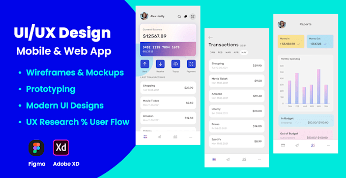 Bestseller - do web design, app design, wireframes and mockups in figma