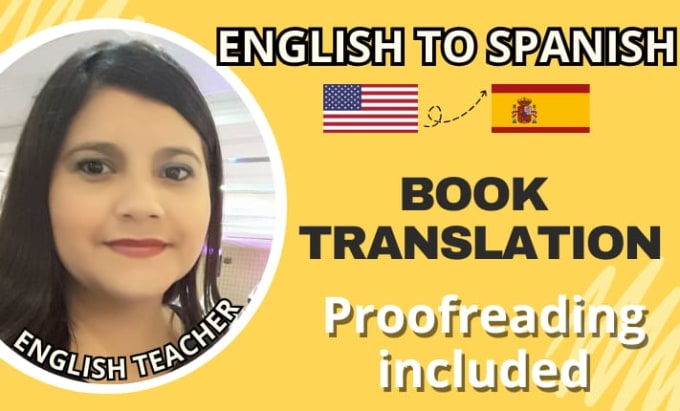 Gig Preview - Do high quality translation of books from english to spanish