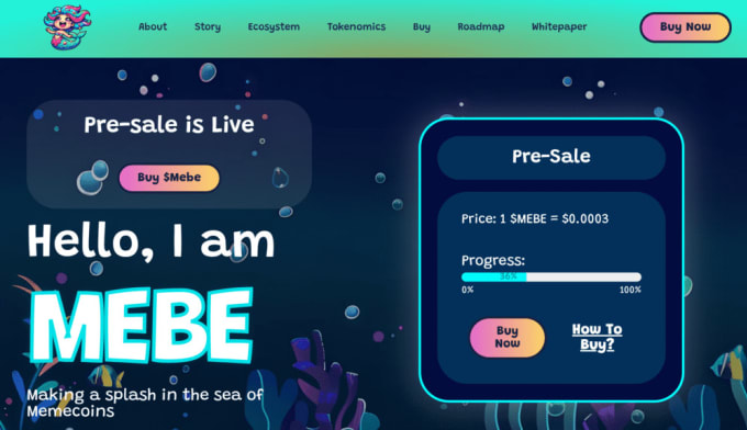 Gig Preview - Develop solana presale website, solana meme token with solana smart contract