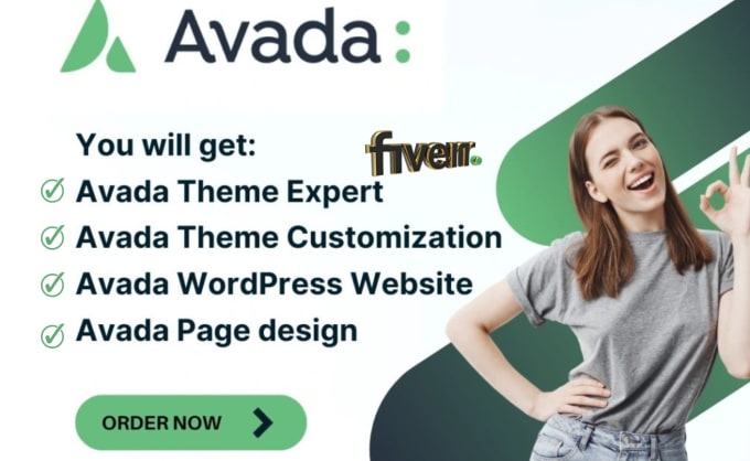 Gig Preview - Customize a complete wordpress website with avada theme, flatsome and martfury