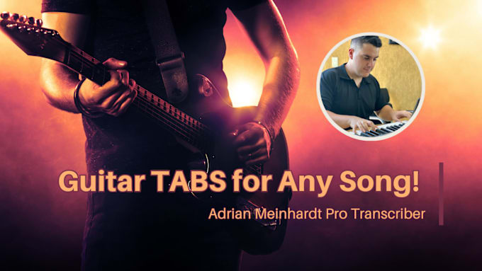 Gig Preview - Transcribe a professional  guitar tab