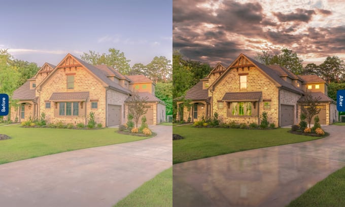 Gig Preview - Do real estate photo editing hdr, flambient in 12 hours