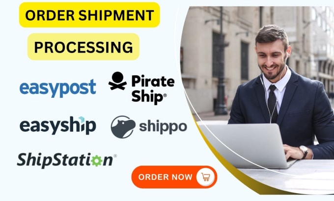 Gig Preview - Set up your shipping process with easyship, pirateship, shippo, shipstation