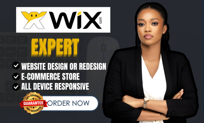 Gig Preview - Build wix website and redesign wix website, wix online store, wix landing page