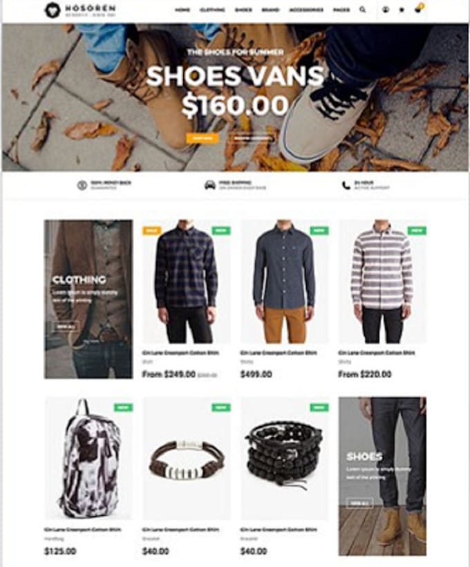 Gig Preview - Design redesign ecommerce shopify store dropshipping store SEO