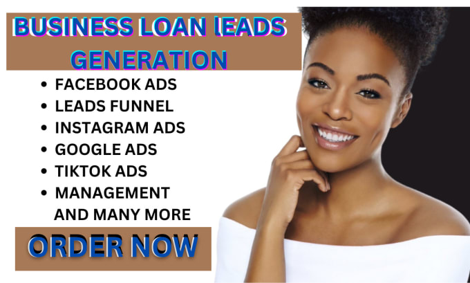 Gig Preview - Business loan lead mca loan leads business loan facebook ads google ads video ad