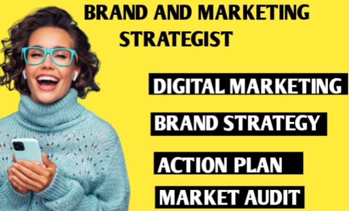 Gig Preview - Do branding strategy, digital marketing, winning brand name for your brand