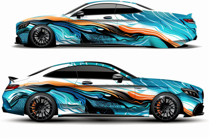 Gig Preview - Illustrate professional vehicle wrap design for any vehicle