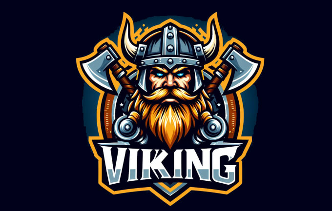 Gig Preview - Make an amazing viking warrior mascot logo just in 12 hours