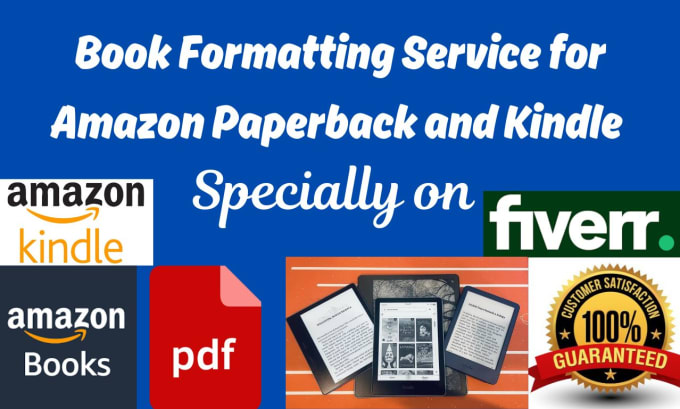 Gig Preview - Do book formatting for amazon KDP and other platforms