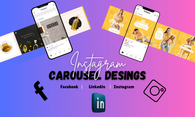 Gig Preview - Design instagram carousels, linkedin and social media posts