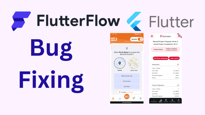 Gig Preview - Fix bugs in flutterflow and flutter apps