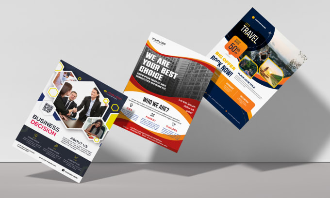 Bestseller - design professional modern flyer, poster and brochure