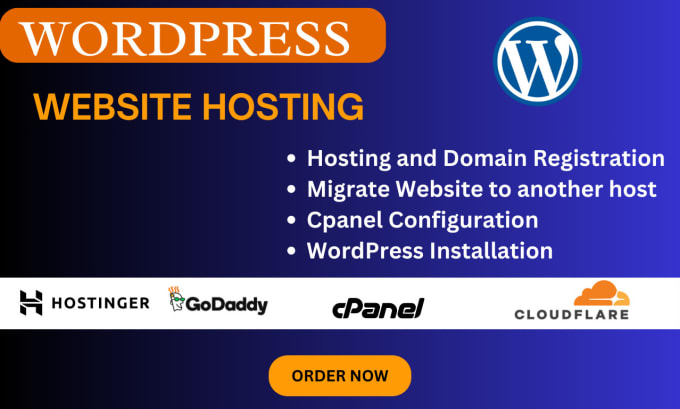 Gig Preview - Assist in wordpress hosting and domain registration