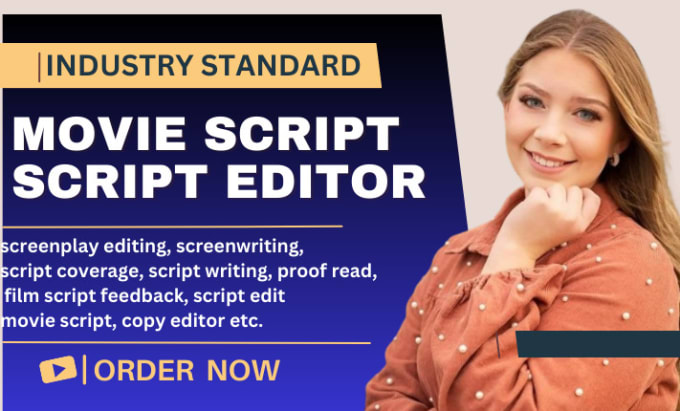 Gig Preview - Do script editing, proofreading, movie script or screenplay edit