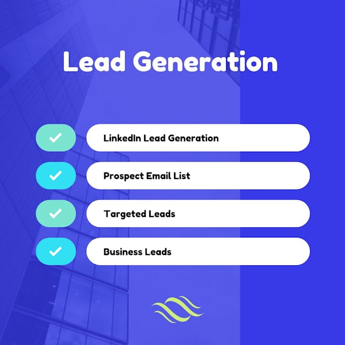 Gig Preview - Do linkedin lead generation, b2b lead generation