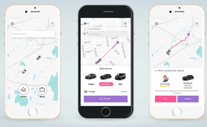 Gig Preview - Develop an uber, indrive clone app, booking or delivery app