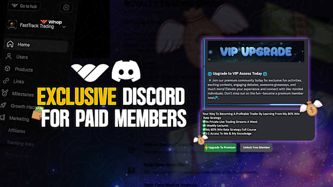 Gig Preview - Create custom discord server with whop store integration