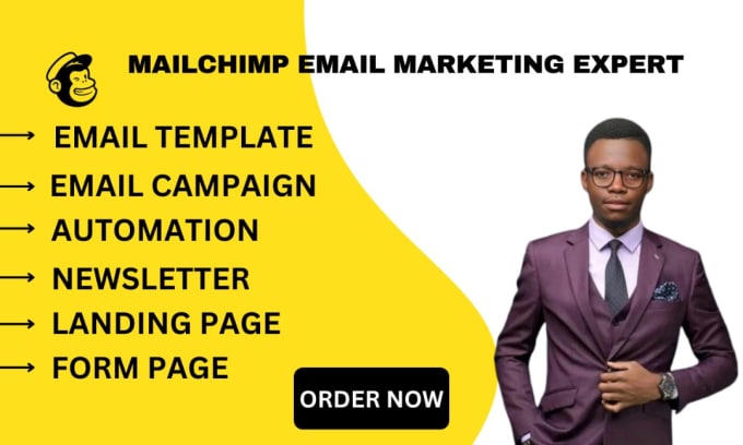 Bestseller - do mailchimp email marketing campaign newsletter automation template design