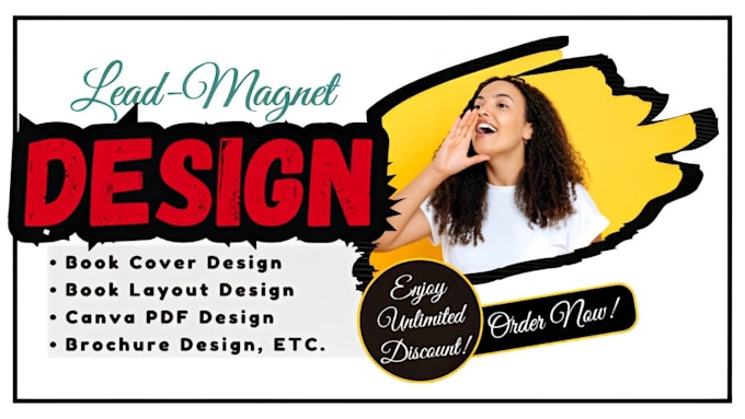 Gig Preview - Create PDF lead magnet design, book, workbook, ebook, cookbook, brochure design