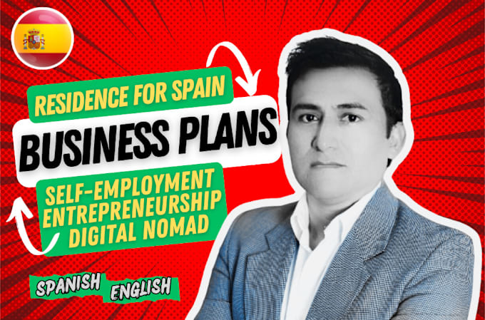 Gig Preview - Develop your business plan for your visa for spain