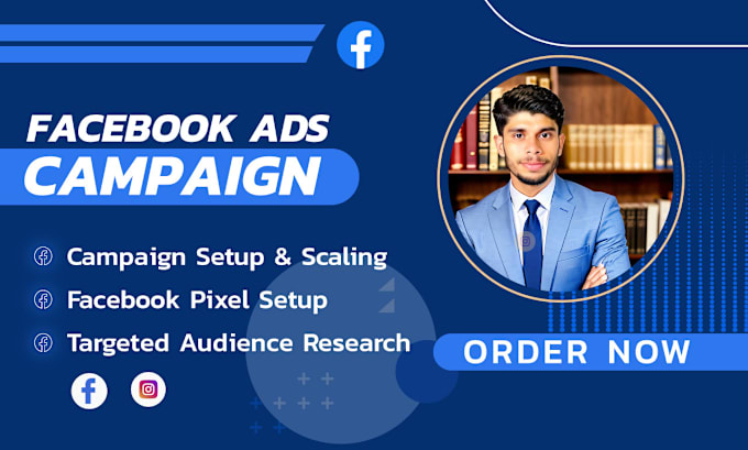 Gig Preview - Run facebook ads campaigns, fb and instagram ads manager, social media marketing