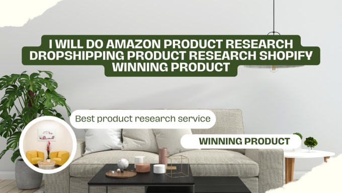 Gig Preview - Do amazon product research dropshipping product research shopify winning product