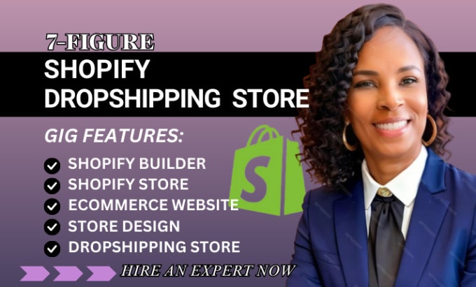 Gig Preview - Build an automated shopify dropshipping store or shopify website