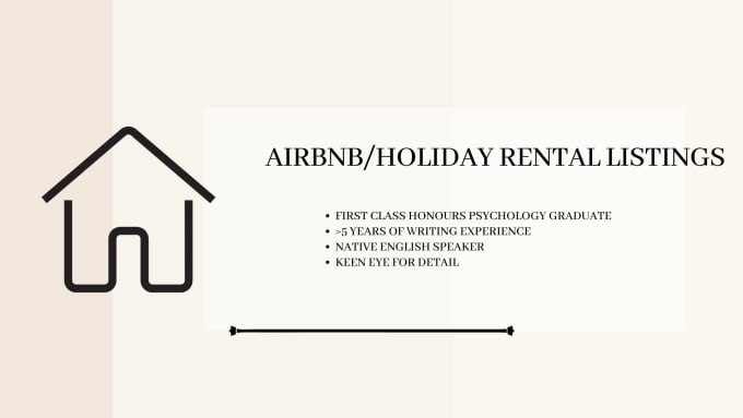 Gig Preview - Write a dazzling airbnb or holiday rental description